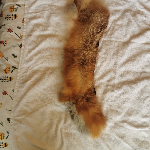 One-of-a-kind leather jacket with fur collar - Picture 14 of 15